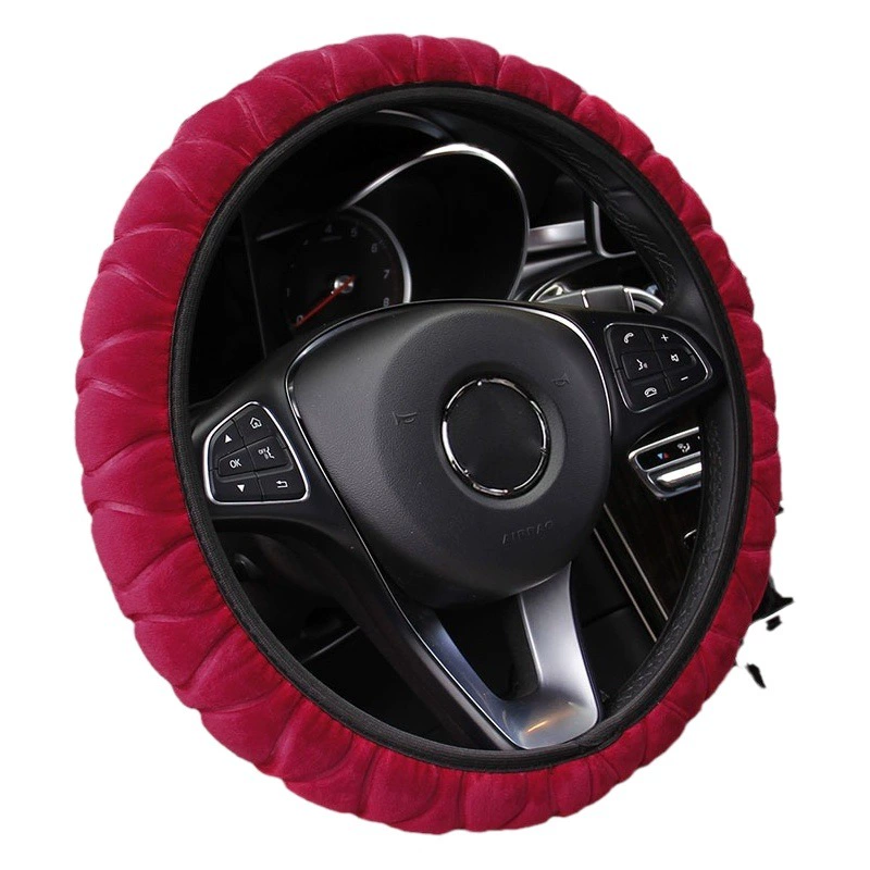 Нет внутреннего круга сердце слова супер мягкий стерео плюшевый чехол для рулевого колеса