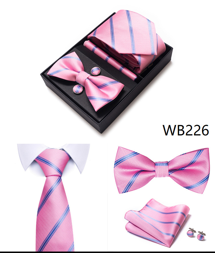 Herren-Krawatten-Fliege-Set. Business-Krawatte. Formelle Krawatte_voghion.com