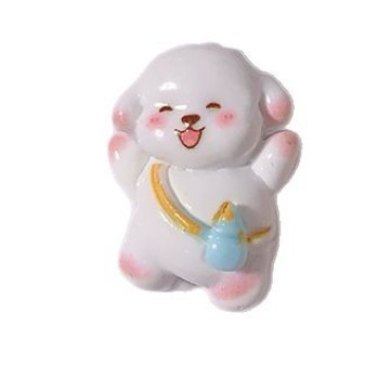 Niños interesantes papas fritas perros hechos a mano DIY adornos congeladores pegamento de crema accesorios accesorios de resina accesorios accesorios materiales de joyería al por mayor