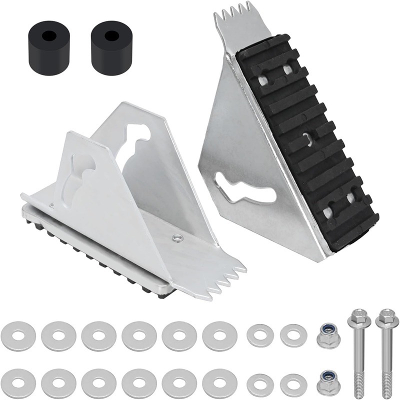 亚马逊铝合金梯脚伸缩梯子升降梯子配件人字升降梯活动梯脚梯具