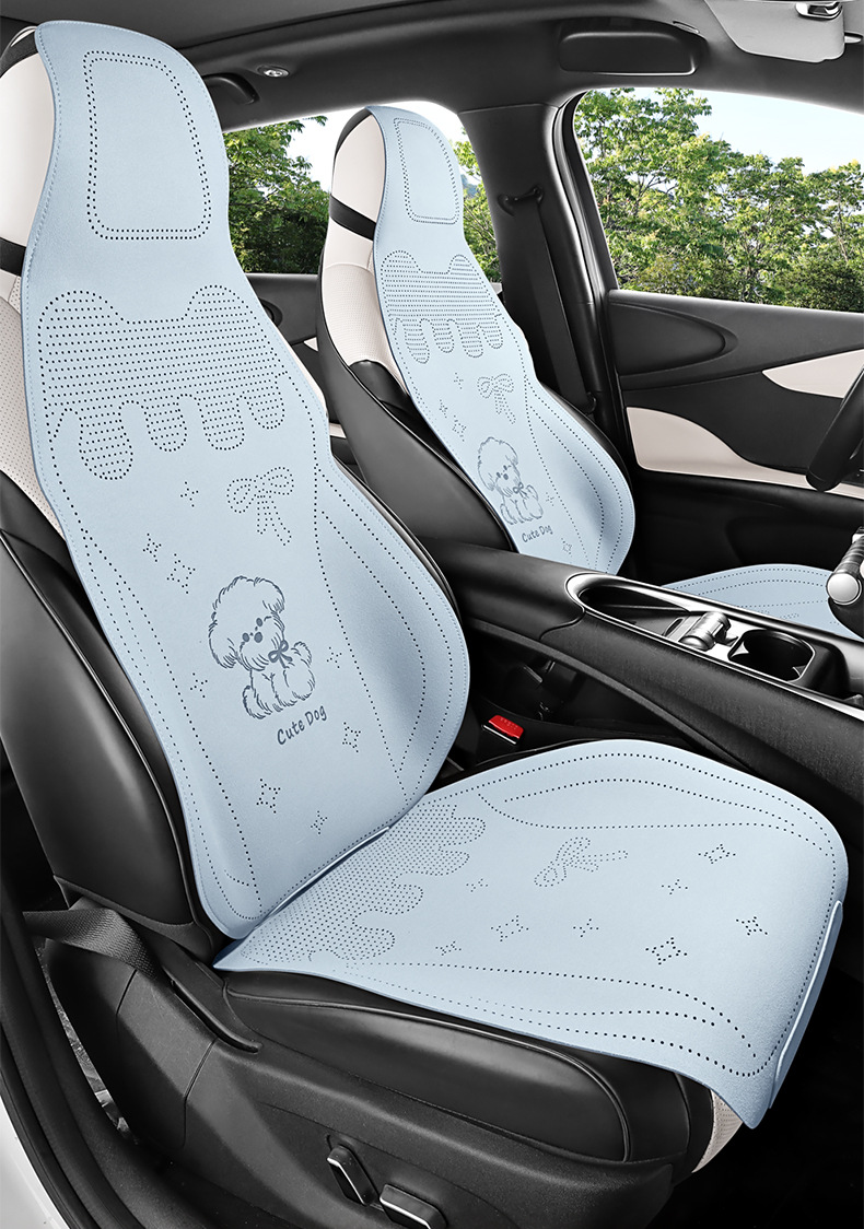 Car Seat Cushion for All Seasons, Trendy Seat Cushion, Winter Car Seat Cover, New Half-Cover Rear Seat Cover for Women