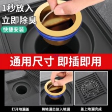 卫生间地漏防返臭全铜芯通用厕所防蚊虫下水管道封口过滤网盖