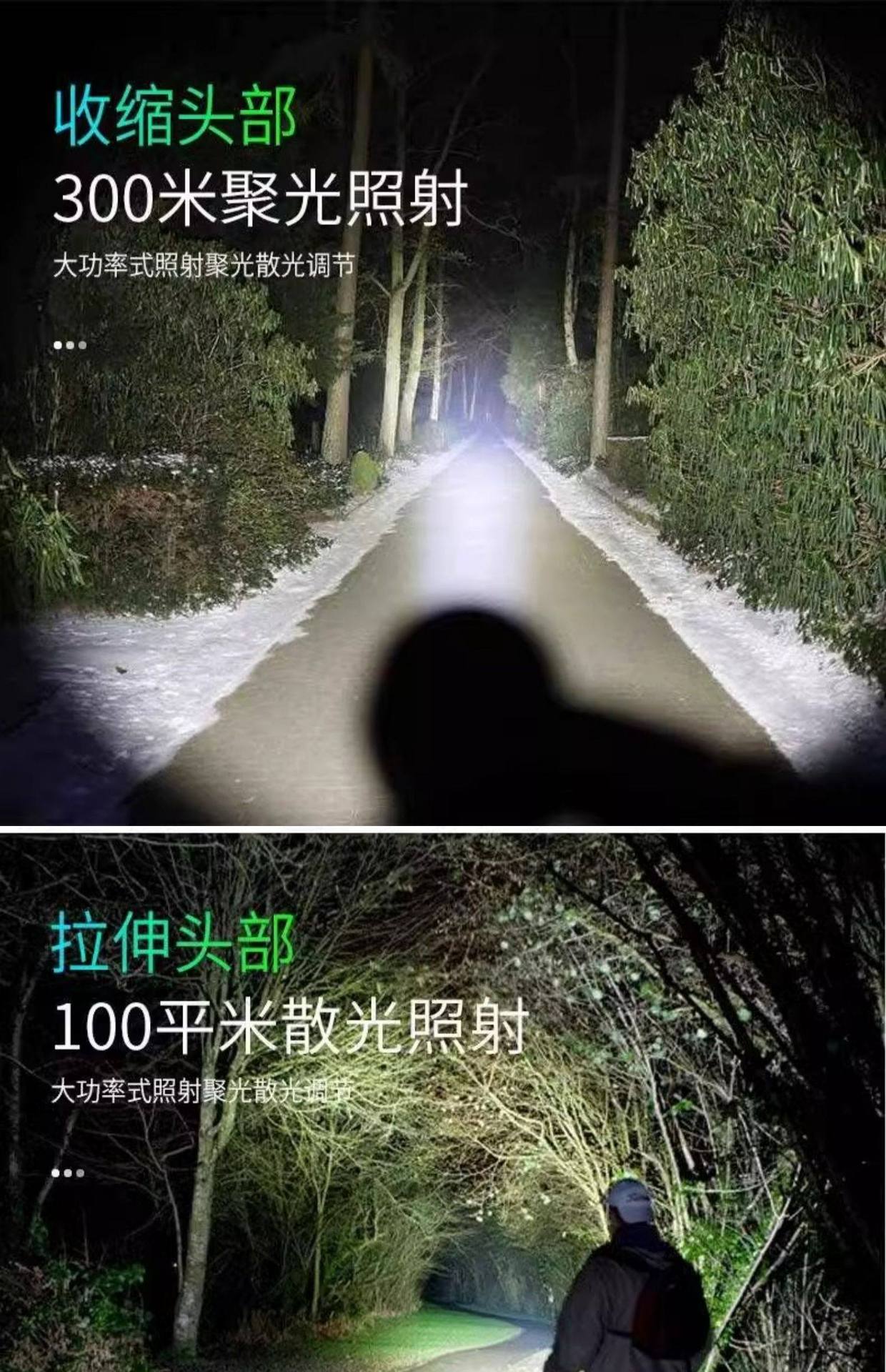 Mini Small High-Brightness Flashlight USB Rechargeable Waterproof Student-Specific Outdoor Ultra-Bright Long-Range Home Emergency Light