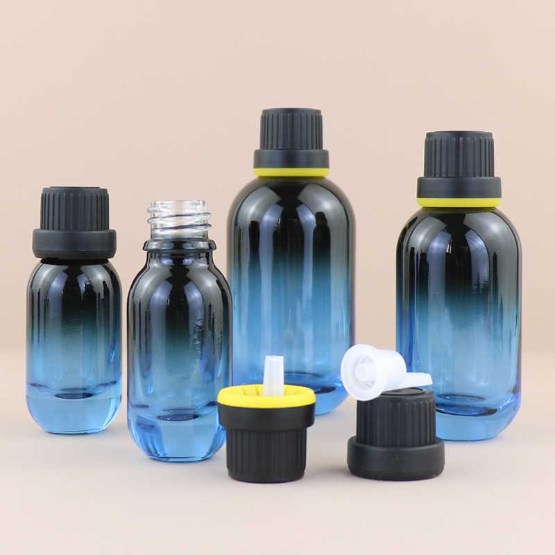厚い底の新型エッセンシャルオイルの瓶の10mlの30mlの50nl化粧品は空の瓶を分けて配合します。|undefined