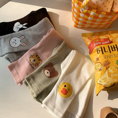 Children's Autumn New Fashion Leggings Wholesale Spring and Autumn Season Kids Outerwear Elastic Long Pants Baby Pure Cotton Pants