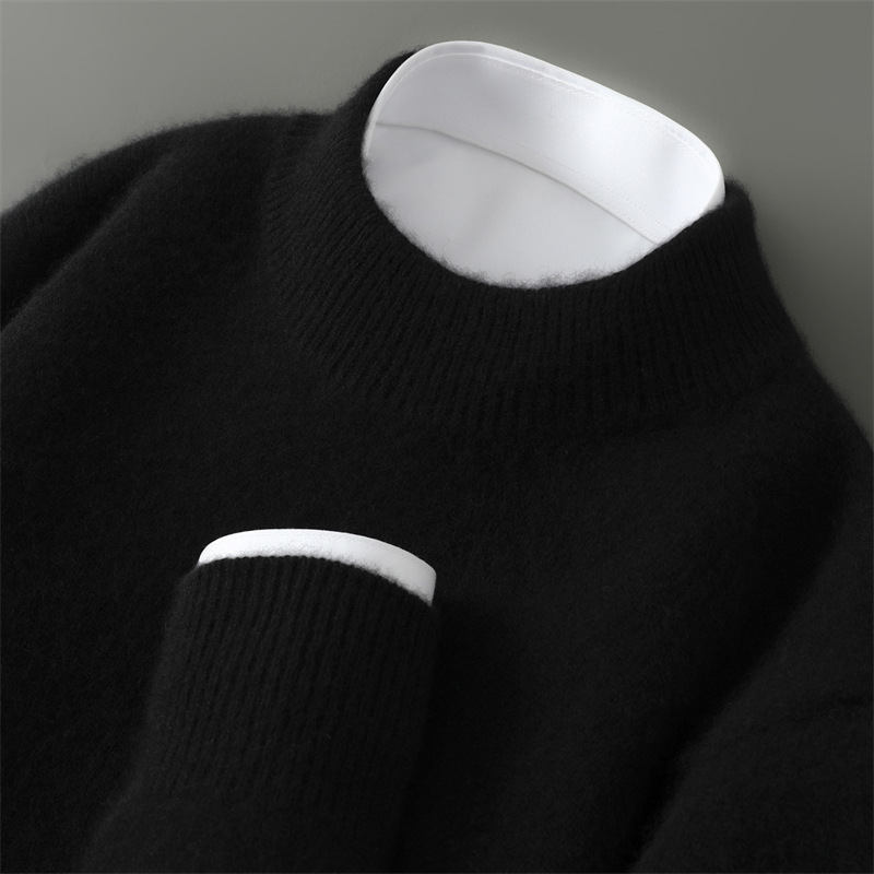 Black [826-half turtleneck]