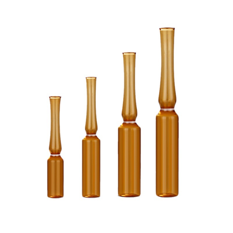 Ampollas de 1.5ml, 2ml, 3ml y 5ml de borosilicato bajo y borosilicato medio para dispensar esencias líquidas con rompeampolla, pequeña capacidad