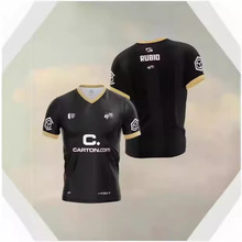 男士吸汗健身短袖男士时尚网球速干衣帕德尔元素印花超薄T恤