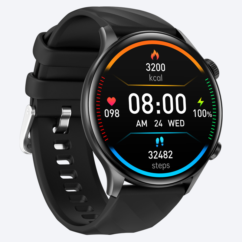 Reloj Inteligente 2024zw63 con Llamadas Bluetooth, Pantalla Redonda, Multifuncional para Salud y Deportes