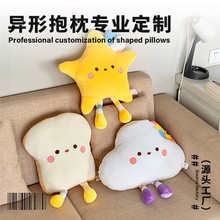 蛇年IP公仔吉祥物来图定做生肖异形抱枕定制动物靠垫午睡枕头定制