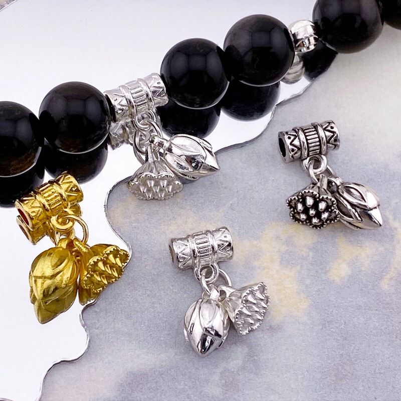 Alloy Xizang Silver Two-Generation Joy Small Pendant Lotus Seed Lotus Pod Pendant Accessories DIY Beaded Braided Bracelet Accessories Alloy Xizang Silver Two-Generation Joy Small Pendant Lotus Seed Lotus Pod Pendant Accessories DIY Beaded Braided Bracelet Accessories