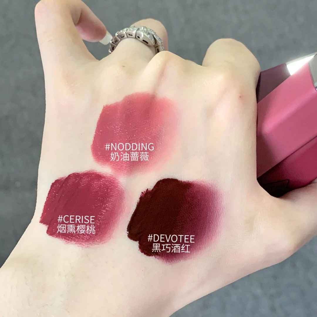 Cappuvini nube Velvet Lip Glaze terciopelo mate lápiz labial brillo de labios mate maquillaje de barro de labios maquillaje de belleza transfronteriza