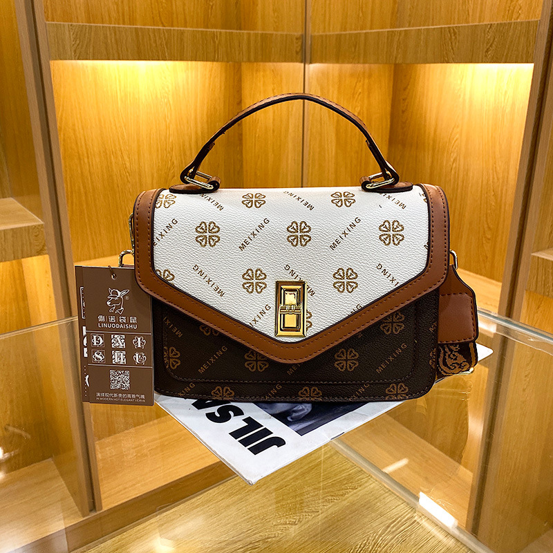 Borsa da donna Linuo Kangaroo 2023 Autunno e inverno Nuova borsa a tracolla monospalla da donna di grande capacità Borsa alla moda e versatile_voghion.com