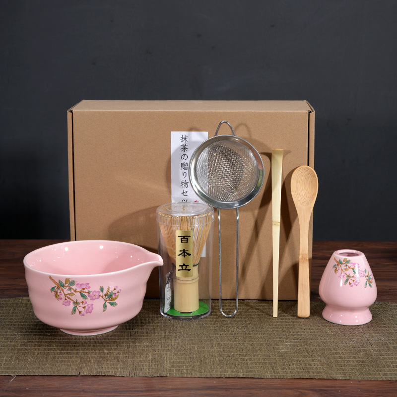 Japonés Matcha tazón Matcha túnica canción té herramientas de pedido taza de té de cerámica taza de té mezclador Matcha cepillo taza de té