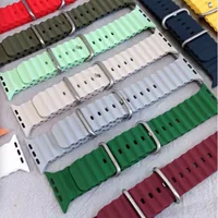 Экономичная модель, подходит для Apple Watch987654, полная серия умных часов, силиконовый ремешок