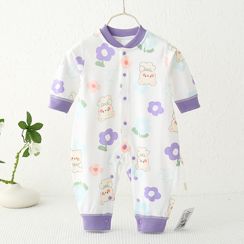 秋のベビー服 長袖ロンパース 新生児服 綿100% ロンパース 安陽ベビー服 ベビーロンパース|undefined