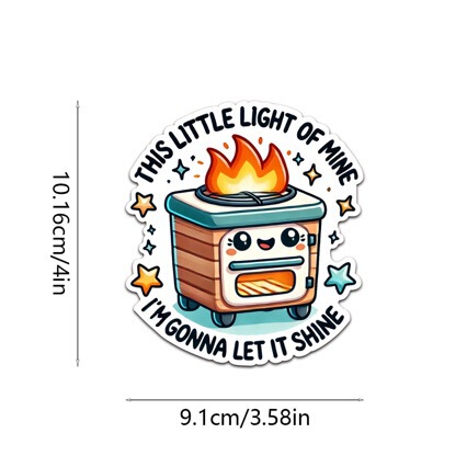 Product: THIS LITTLE LIGHT OF MINE, LET IT SHINE Creative Sticker
