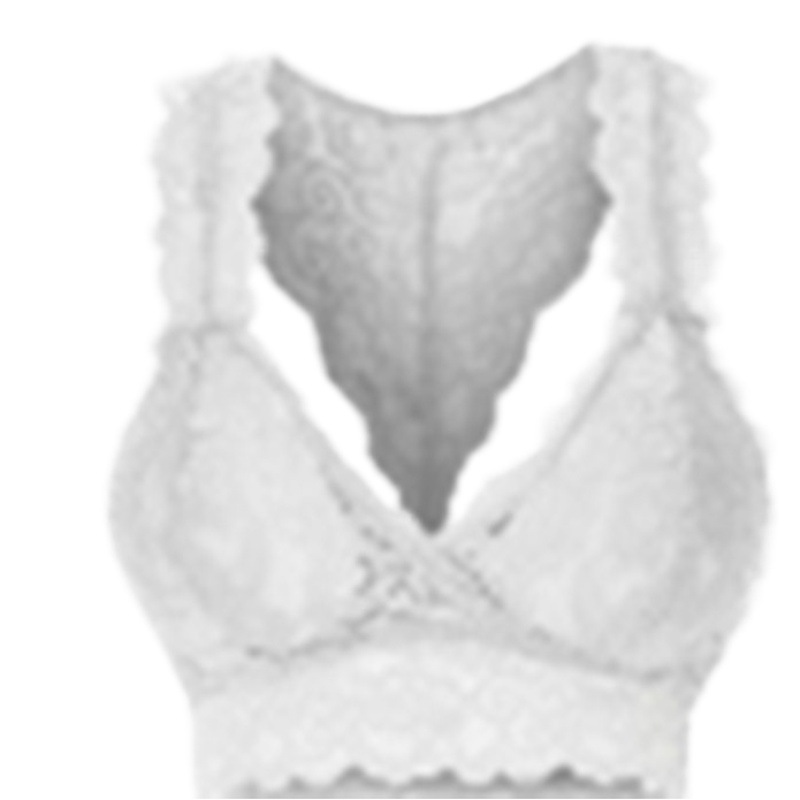 Europa y América transfronteriza nueva sexy de tres puntos en forma de melocotón sexy sujetador hueco de encaje completo multi-color multi-tamaño de la ropa interior