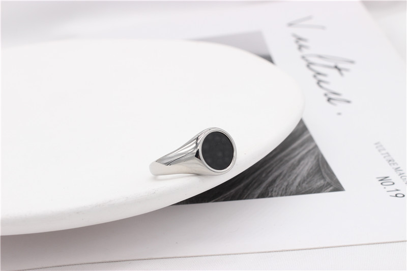 Wholesale Jewelry Simple Style Geometric 304 Stainless Steel Shell 18K Gold Plated Rings display picture 5