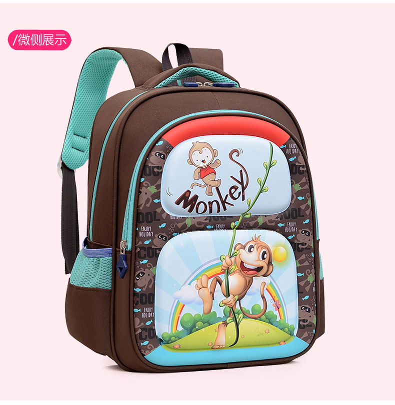 Mochila escolar nueva para estudiantes de primaria, de gran capacidad, de nailon, mochila de jardín de infantes, impermeable de PVC, mochila de Spider-Man