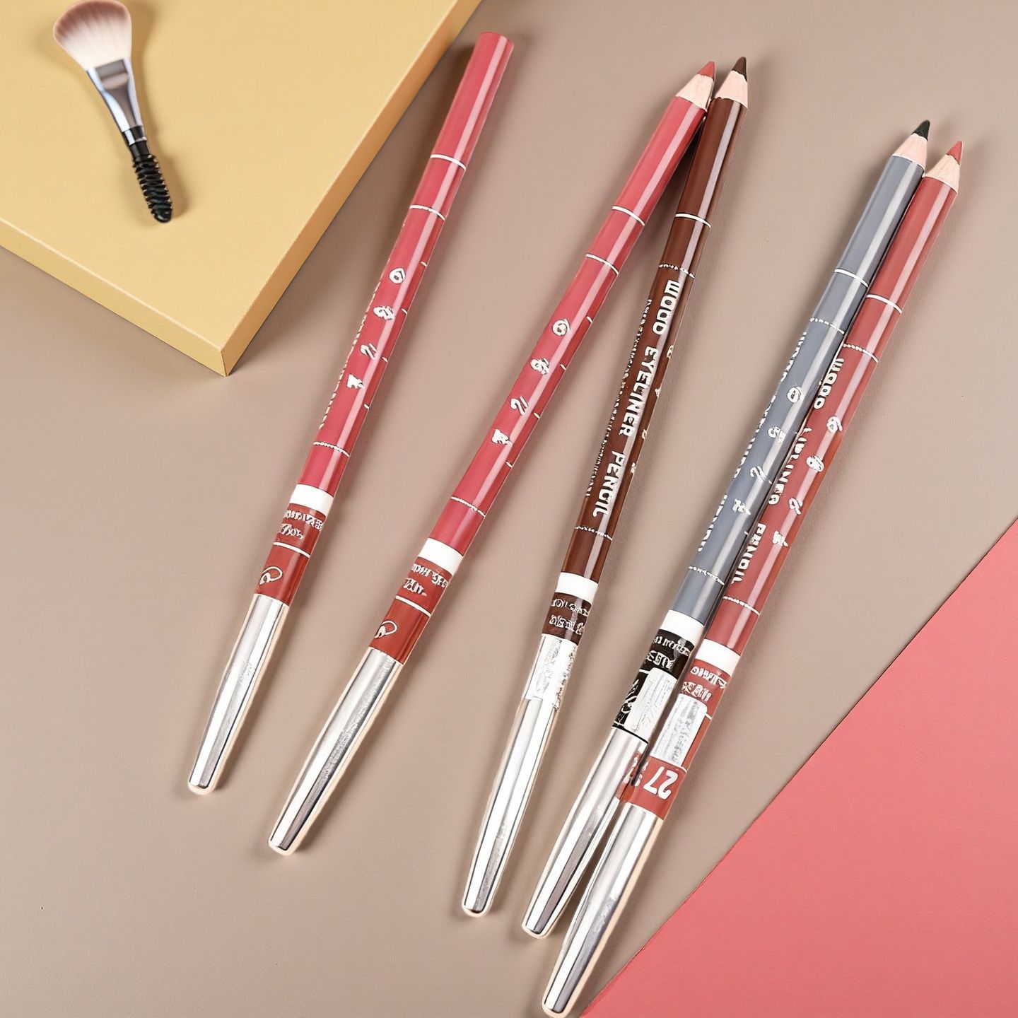 Snow White Lipliner, langanhaltend, farbecht, wischfest, matter Nude-Lippenstift für Damen_voghion.com