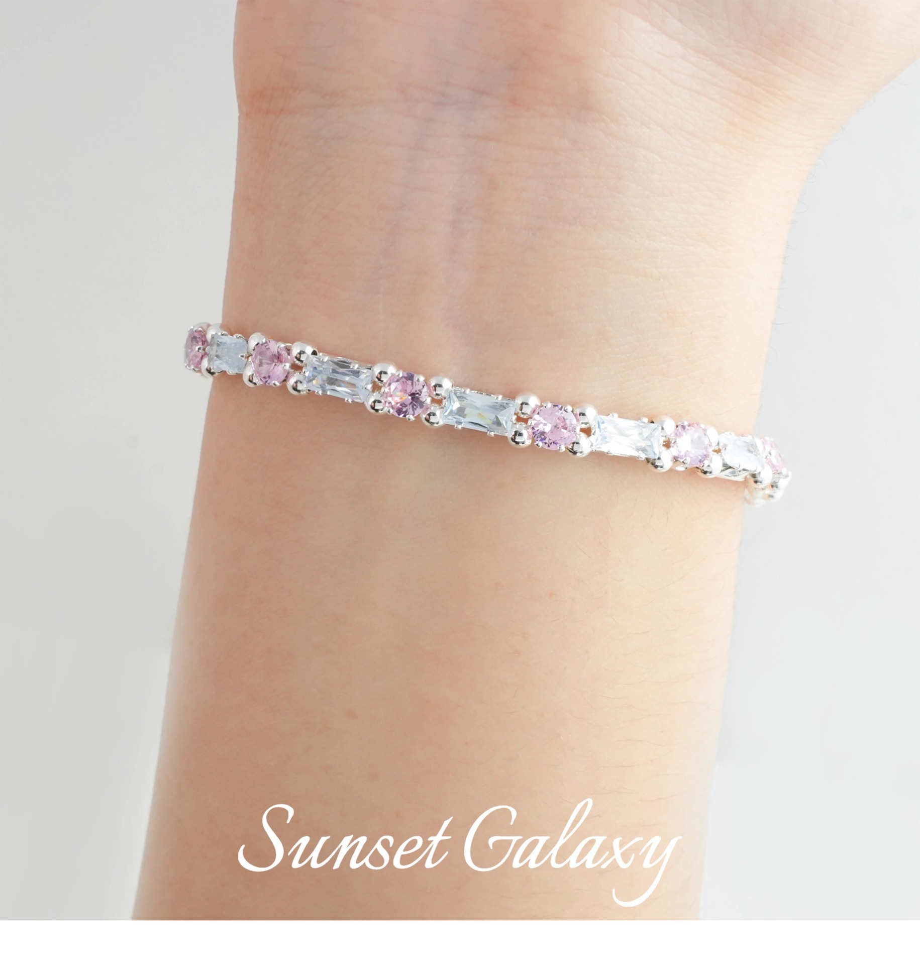 Rectangular Zircon Claw Drill Copper Plated 18K Gold Rhinestone Spacer Beads Handmade DIY Material Beaded Bracelet Accessories