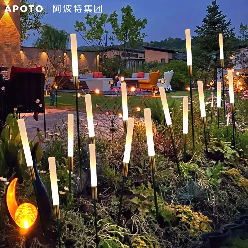 户外太阳能发光芦苇灯防水公园景区庭院景观灯亮化工程装饰草坪灯