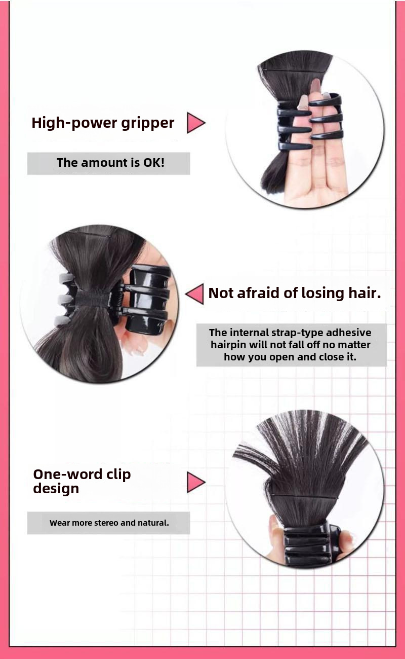 Fermaglio per capelli accessori per capelli fritti vento pigro piuma di pollo volano testa fontana coda di cavallo alta ragazza calda nido di pollo fermaglio per capelli borsa per capelli_voghion.com