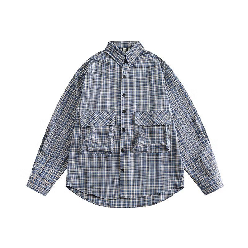 Japanese retro demi-season small design shirt