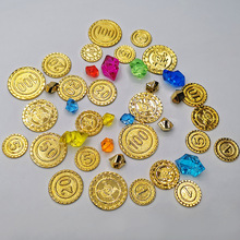 万圣节10元海盗金币玩具美元S币游戏币电镀仿真硬币亚马逊热销