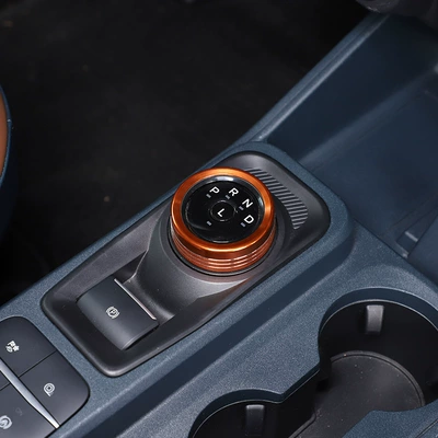 Other Automotive Interior Supplies: Suitable for 22-24 Ford - gear-knob-ring-orange