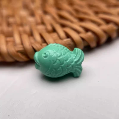 Natural Turquoise Bracelet Jewelry: Zərgərlik ara hissələri - small-fish-size-about-812mm