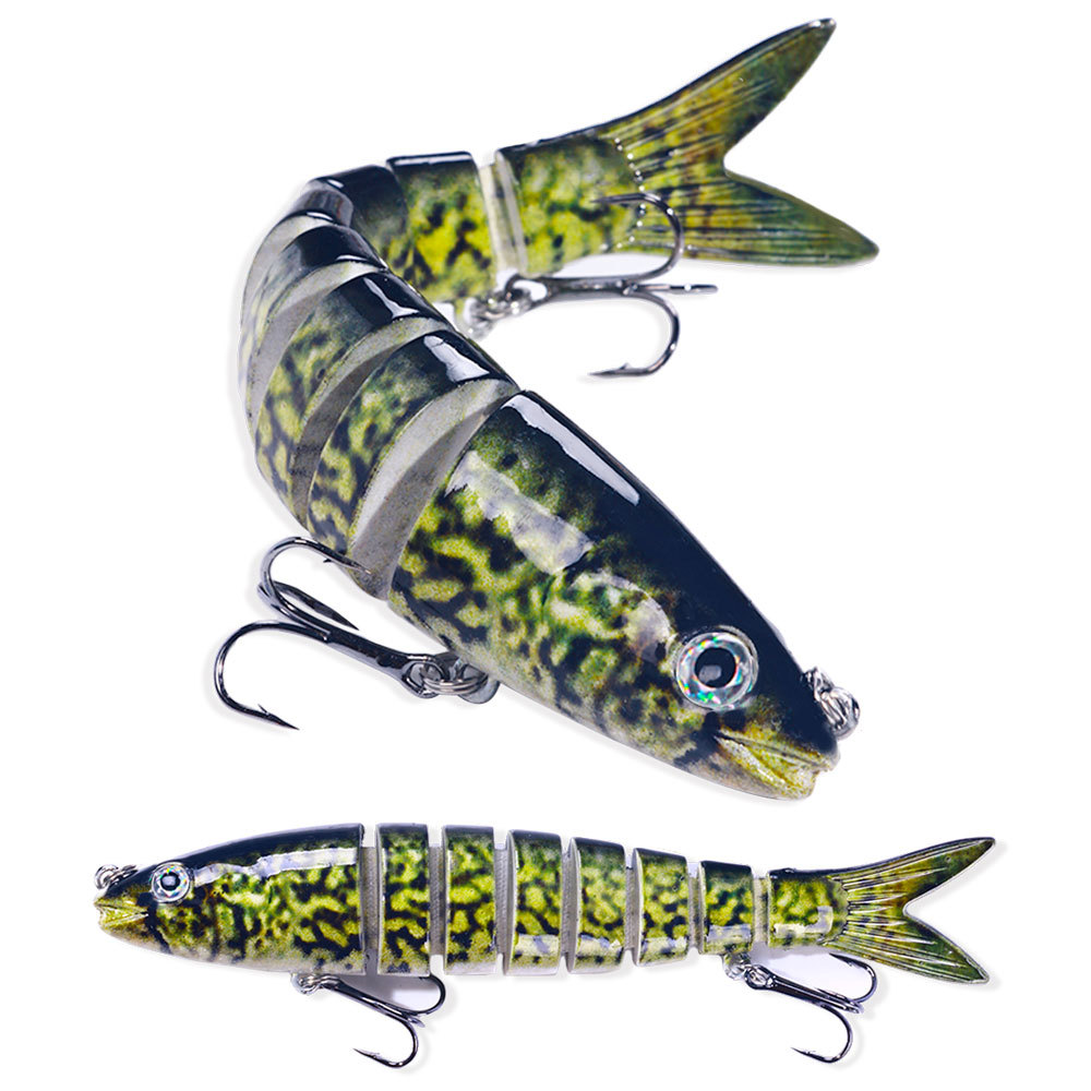 Nuevo Luya cebo multi-Sección de pescado 16 colores 13cm 18g biónico multi-Sección de cebo duro Comercio exterior Luya pesca cebo falso