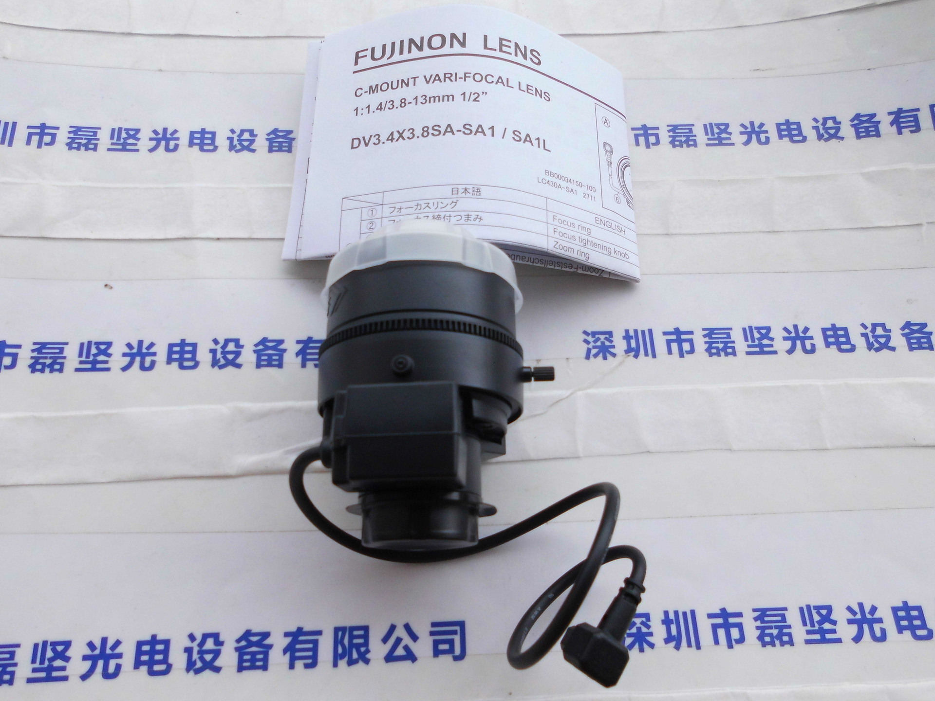 手动变焦镜头   富士能FUJINON    DV3.4x3.8SA-SA1L