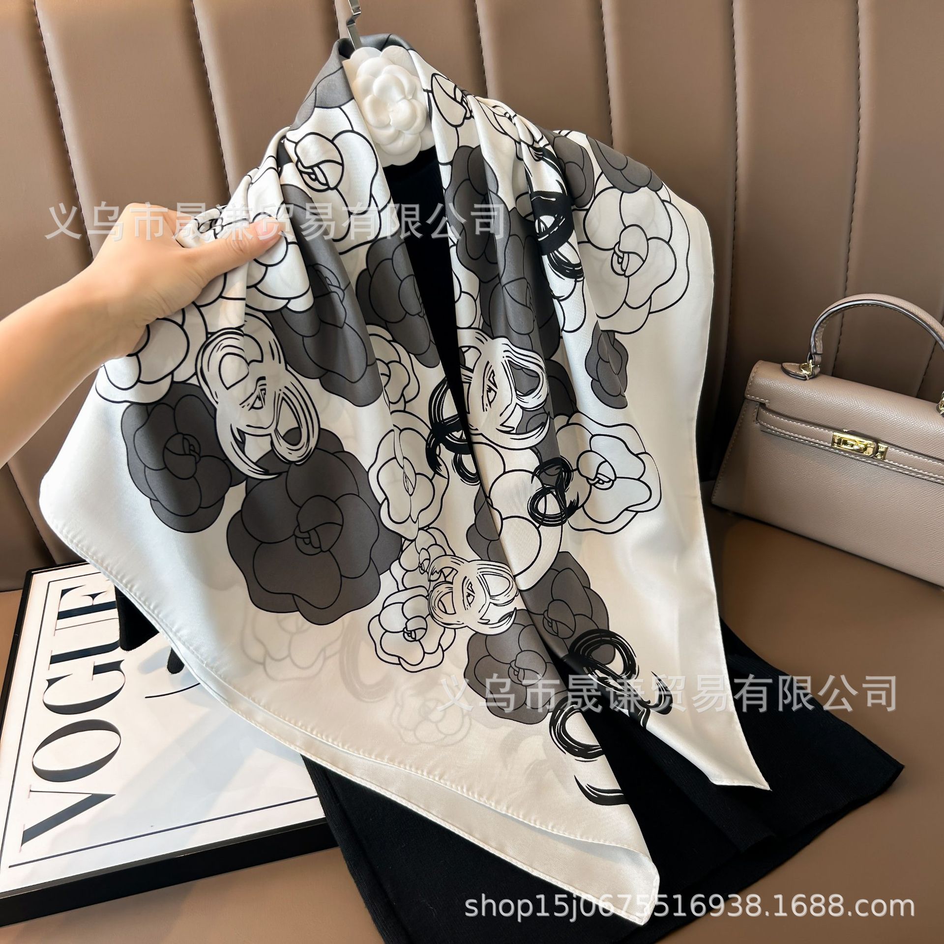 Spring summer fashionable silk universal cloak