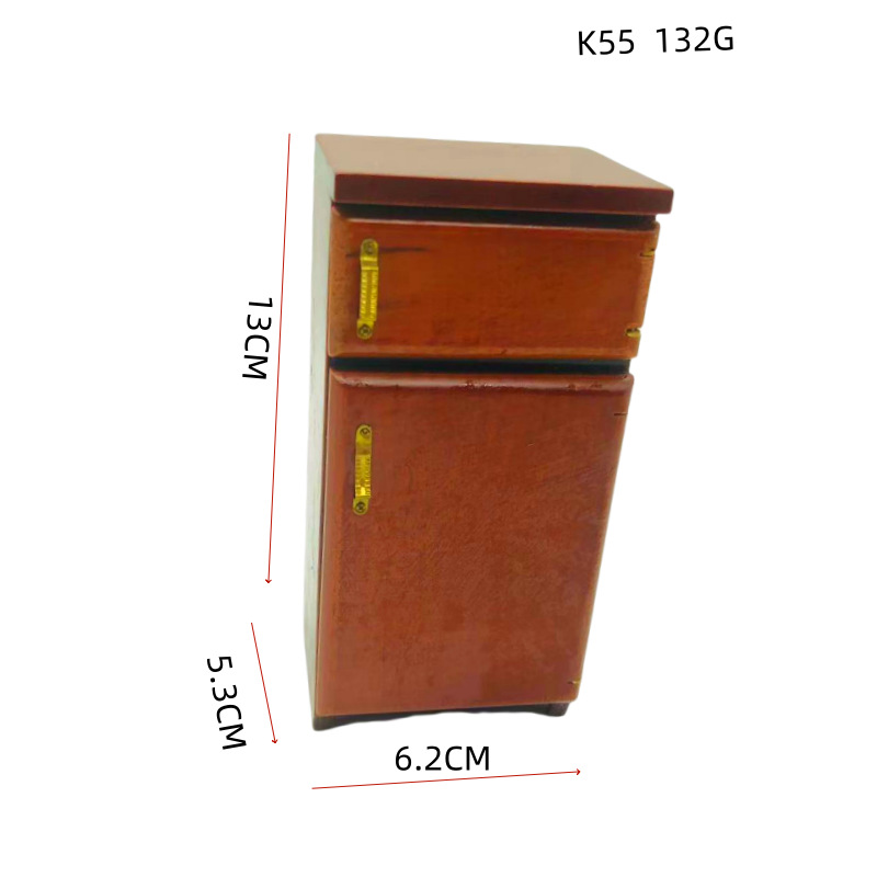 dollhouse  miniatures΢��ʳ��ģ�ͷ����������ľ�Ƴ���չʾ��