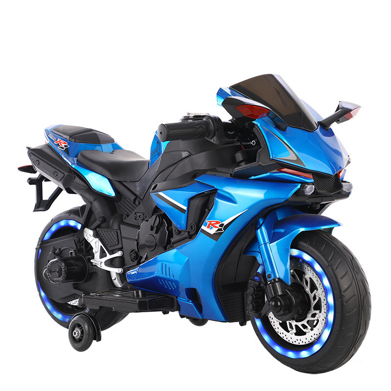 ミュージカル電動バイク大型ファッショナブルな男性と女性の赤ちゃんは座ることができる充電式バッテリーカーおもちゃベビーカー|undefined