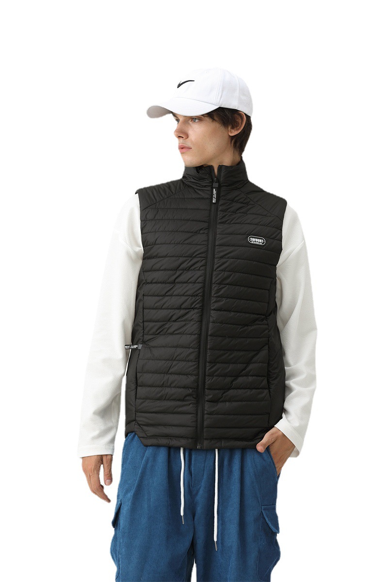 Chaleco de Algodón Acolchado para Hombre de Poliéster para Uso Casual image 6