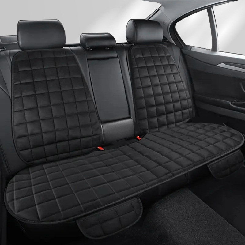 Seat cushion, seat cover | Universal Front Rear Single - black-rear-all-with-backrest-universal