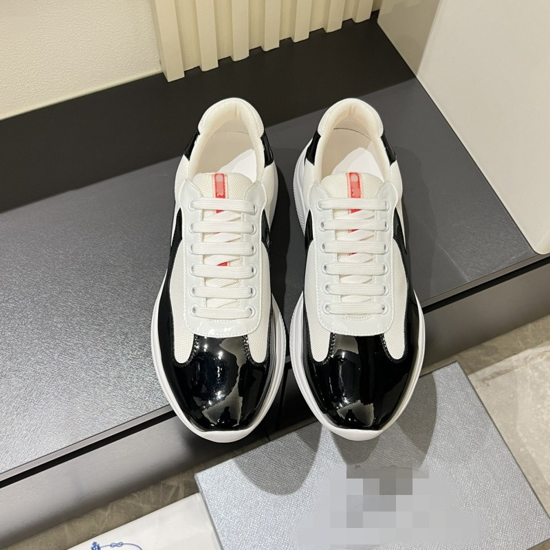 P Brand Summer In-Stock Blue Genuine Leather Flat Casual Natural Leather Low-Top Trendy Shoes Round-Toe Versatile Export Shoes