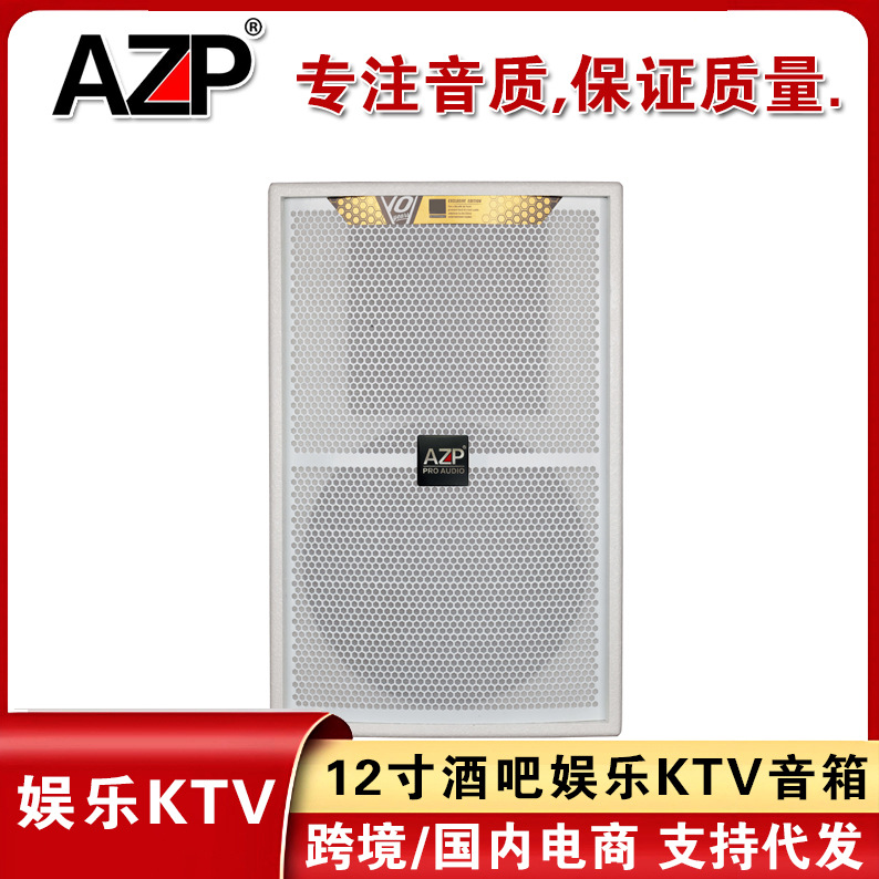 AZP KP2012-WH Professional Bar Entertainment KTV Audio suit Stage Performance Wedding High Power Speaker