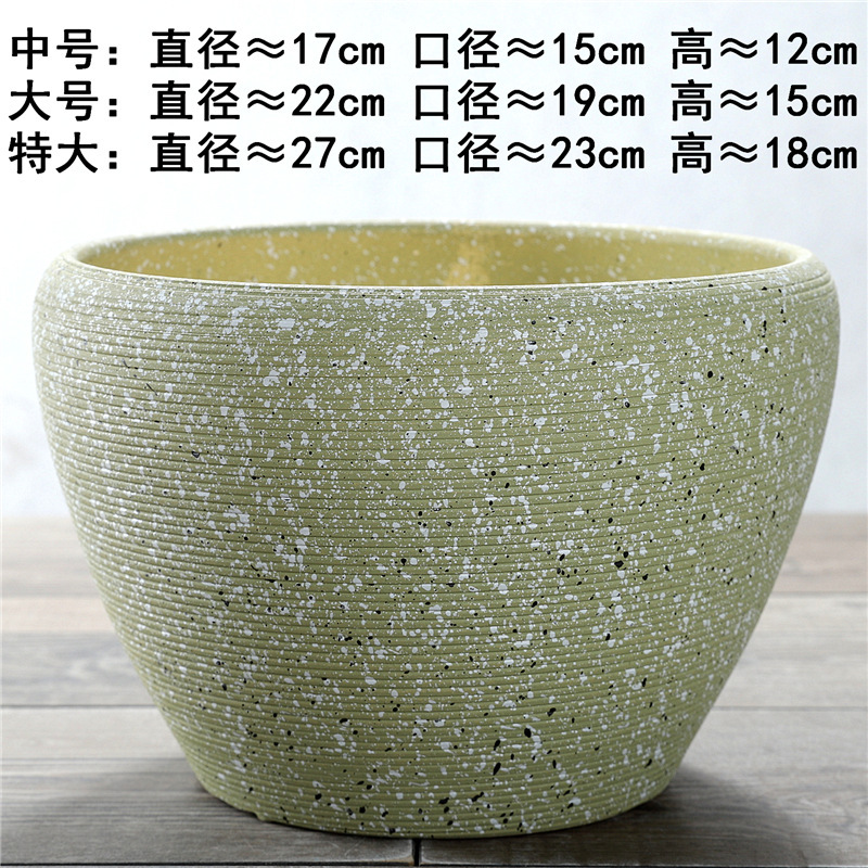 新款陶瓷花盆特大号北欧风格创意室内外发财树绿萝盆栽花盆|undefined