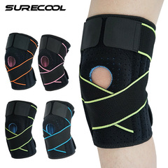 Sports strap knee support spring cycling running basketball hiking knee pads meniscus breathable sweat-absorbent knee pads