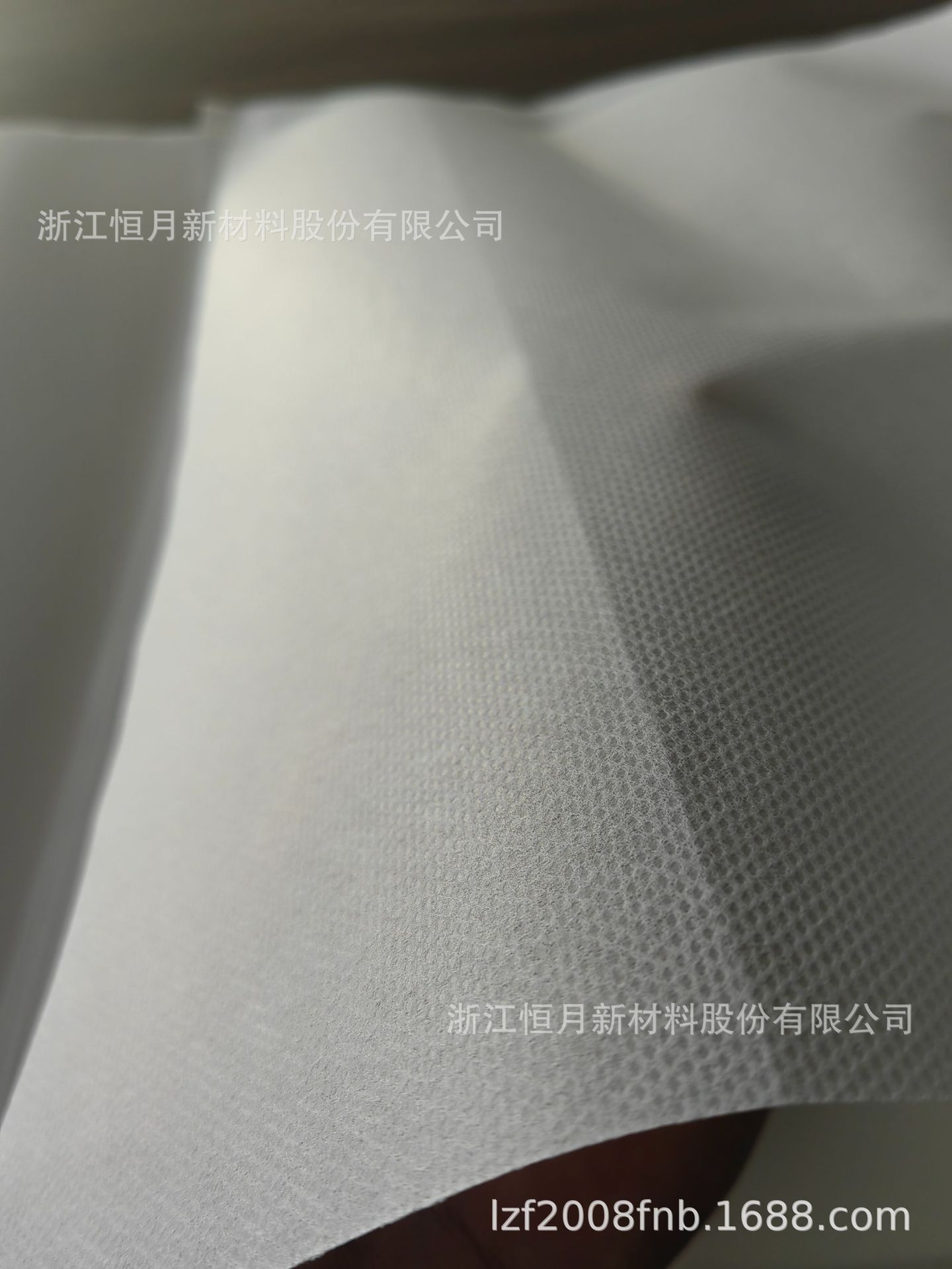 双组分无纺布纸张ES材质平面口罩面料ES光面亚光实体生产企业