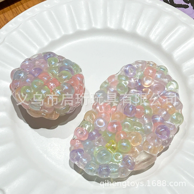 High quality slime, toy with beads, handmade, anti-stress