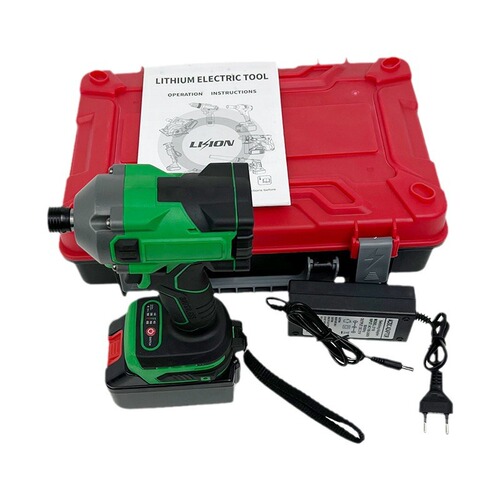 Rechargeable Lithium Battery Wrench Electric Wrench Brushless Impact Wrench Rechargeable Screwdriver Electric Screwdriver Wind Cannon Wholesale