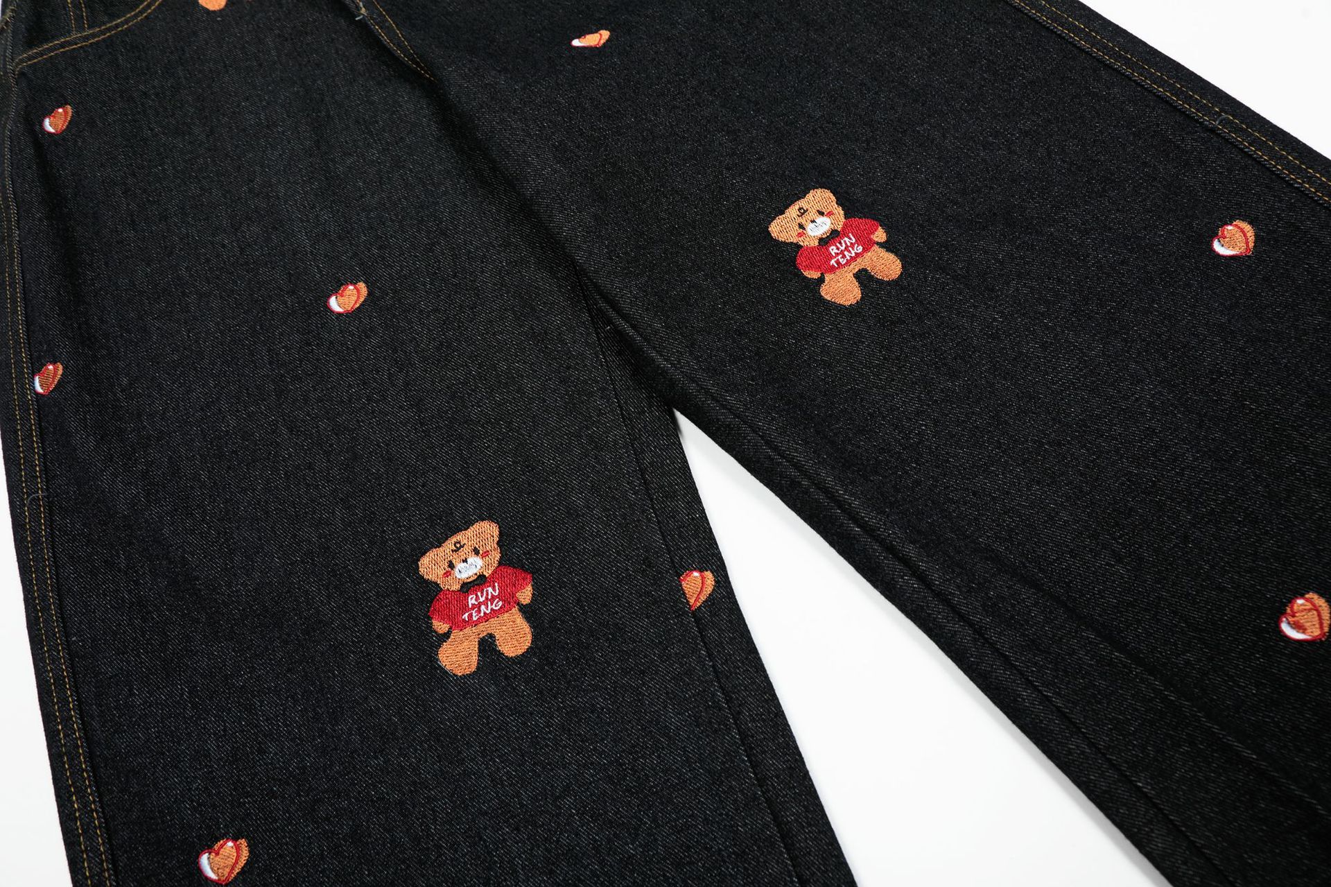 Brand 2025 Street Fashion European And American Denim Solid Color Straight-Leg Women's Casual Jeans Wholesale Supply_ecoleips.com