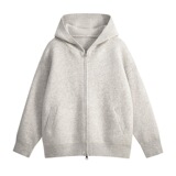 2026秋季圆领长袖针织开衫腈纶材质透气功能宽松版型罗纹底摆，男装针织衫/毛衣，星座614