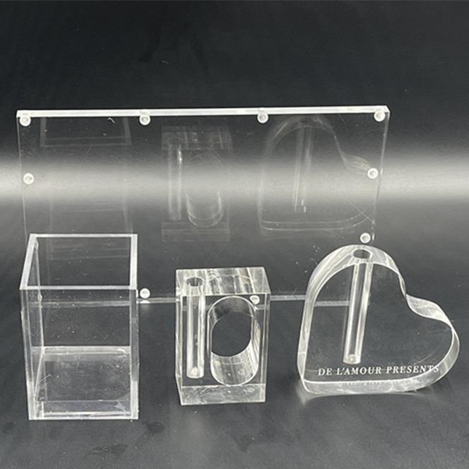 亚克力板透明方板 有机玻璃板激光切割透明片尺寸打孔抛光uv印刷