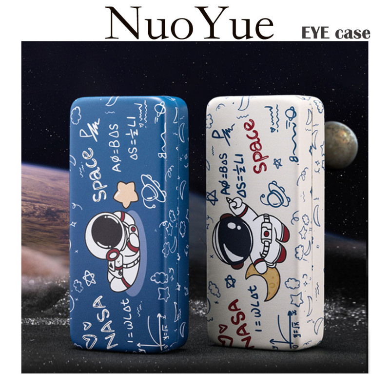 Astronaut Glasses Box Portable Female Compression Cute Cartoon Creative Storage Box Student Sunglasses Sunglasses Box for Men Astronaut Glasses Box Portable Female Compression Cute Cartoon Creative Storage Box Student Sunglasses Sunglasses Box for Men